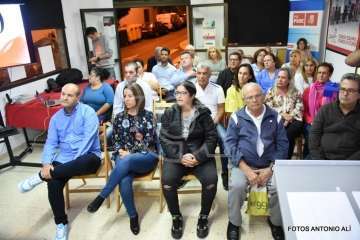 Debate entre los dos candidatos de primarias del PSOE de Telde (Foto Antonio Alí)